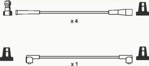 WAI ISL010 - Set cablaj aprinder aaoparts.ro