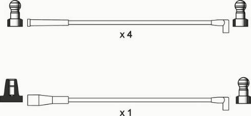 WAI ISL088 - Set cablaj aprinder aaoparts.ro