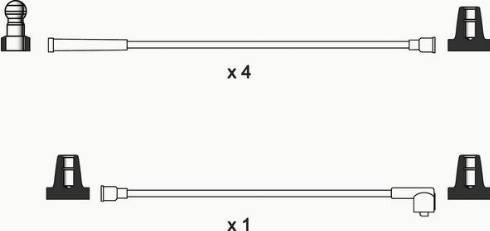 WAI ISL027 - Set cablaj aprinder aaoparts.ro