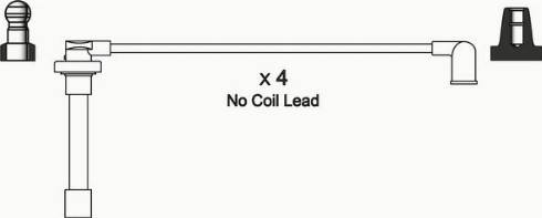 WAI ISL174 - Set cablaj aprinder aaoparts.ro