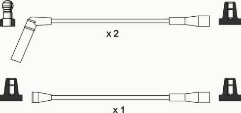 WAI ISL333 - Set cablaj aprinder aaoparts.ro