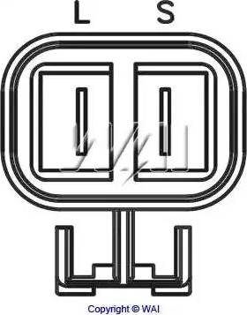 WAI IY702 - Regulator, alternator aaoparts.ro