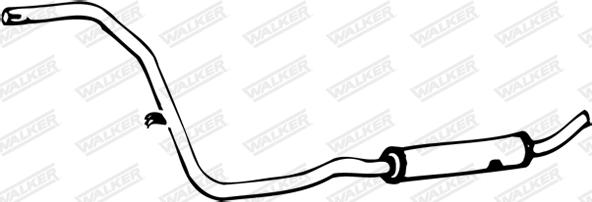 Walker 09092 - Toba esapamet intermediara aaoparts.ro