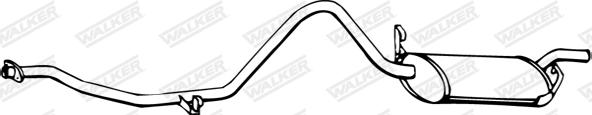 Walker 15415 - Toba esapament finala aaoparts.ro