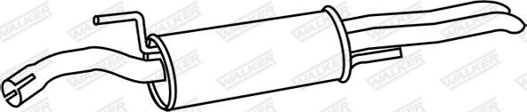 Walker 17586 - Toba esapament finala aaoparts.ro
