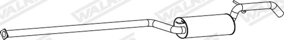 Walker 24342 - Toba esapament finala aaoparts.ro