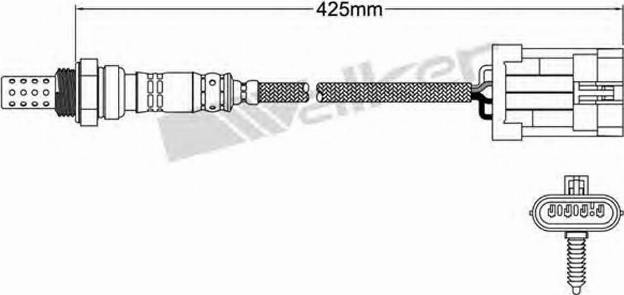 Walker 25024490 - Sonda Lambda aaoparts.ro
