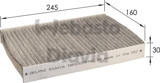 Webasto 82D0325034CA - Filtru, aer habitaclu aaoparts.ro