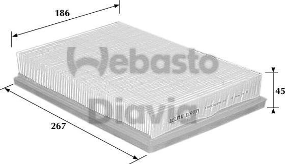 Webasto 82D0325130A - Filtru, aer habitaclu aaoparts.ro