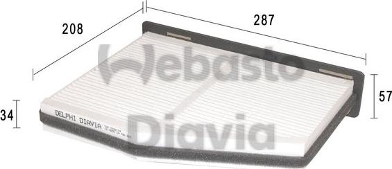 Webasto 82D0325174A - Filtru, aer habitaclu aaoparts.ro