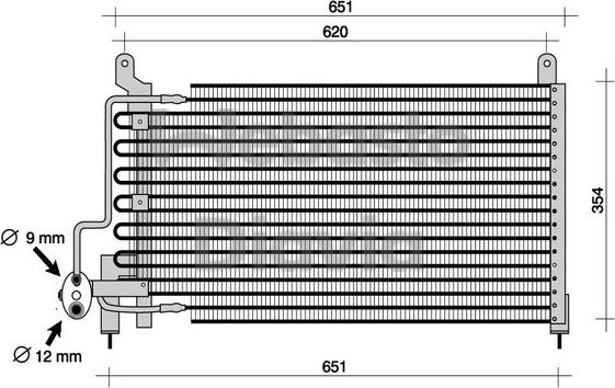 Webasto 82D0225049A - Condensator, climatizare aaoparts.ro