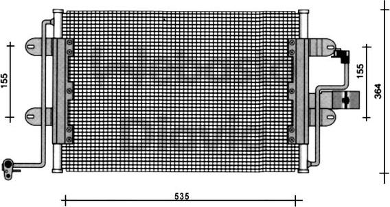 Webasto 82D0225113A - Condensator, climatizare aaoparts.ro