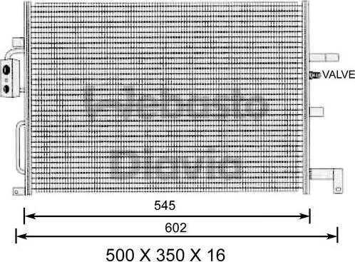 Webasto 82D0225386A - Condensator, climatizare aaoparts.ro
