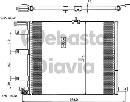Webasto 82D0226295MA - Condensator, climatizare aaoparts.ro