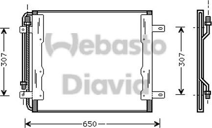 Webasto 82D0226215MA - Condensator, climatizare aaoparts.ro