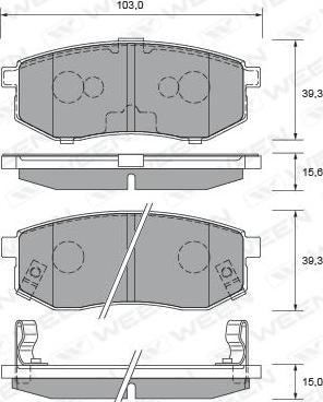 Maxgear 19-1522 - Set placute frana,frana disc aaoparts.ro