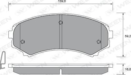DJ Parts BP2908 - Set placute frana,frana disc aaoparts.ro