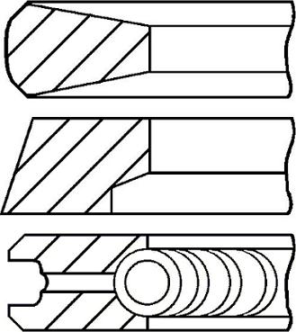 Wilmink Group WG1187581 - Set segmenti piston aaoparts.ro
