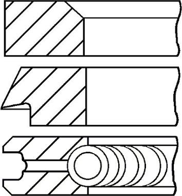 Wilmink Group WG1187491 - Set segmenti piston aaoparts.ro