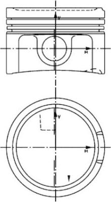 Wilmink Group WG1016630 - Piston aaoparts.ro