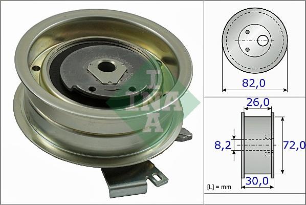 Wilmink Group WG1252217 - Rola intinzator,curea distributie aaoparts.ro
