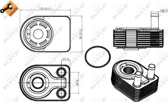 Wilmink Group WG1720053 - Radiator ulei, ulei motor aaoparts.ro