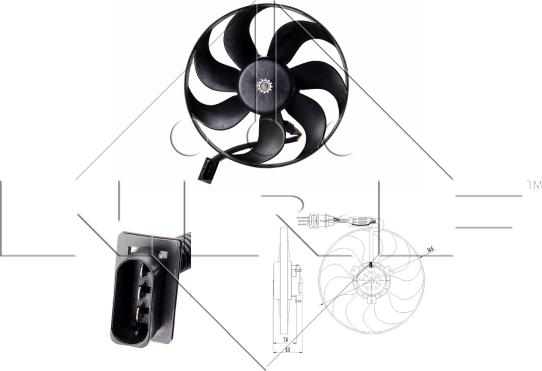 Wilmink Group WG1720164 - Ventilator, radiator aaoparts.ro