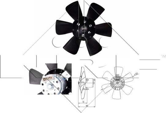 Wilmink Group WG1720352 - Ventilator, radiator aaoparts.ro