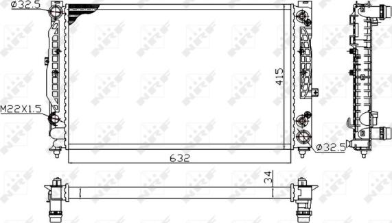 Wilmink Group WG1721699 - Radiator, racire motor aaoparts.ro