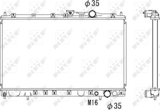 Wilmink Group WG1723177 - Radiator, racire motor aaoparts.ro