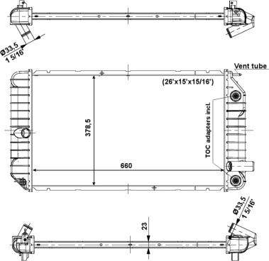 Wilmink Group WG1722970 - Radiator, racire motor aaoparts.ro