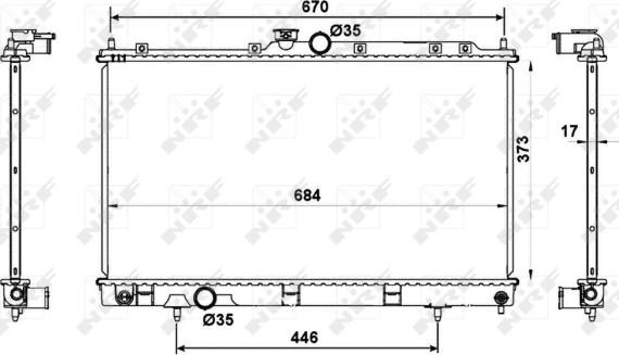 Wilmink Group WG1722595 - Radiator, racire motor aaoparts.ro
