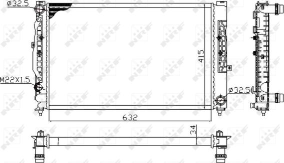 Wilmink Group WG1722749 - Radiator, racire motor aaoparts.ro
