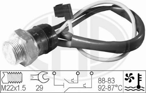 Wilmink Group WG1777042 - Comutator temperatura, ventilator radiator aaoparts.ro