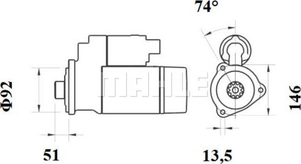 Wilmink Group WG2045434 - Starter aaoparts.ro