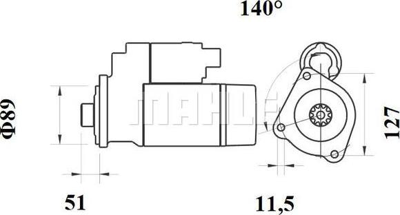 Wilmink Group WG2045396 - Starter aaoparts.ro