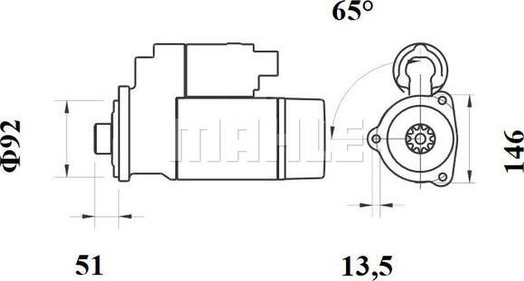 Wilmink Group WG2045388 - Starter aaoparts.ro