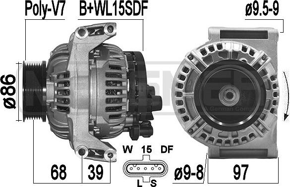 Wilmink Group WG2011430 - Generator / Alternator aaoparts.ro