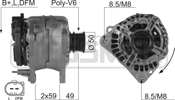 Wilmink Group WG2011632 - Generator / Alternator aaoparts.ro