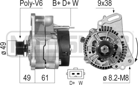Wilmink Group WG2011623 - Generator / Alternator aaoparts.ro