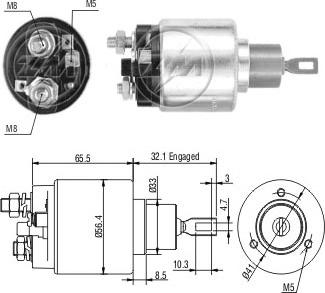 Wilmink Group WG2018093 - Solenoid, electromotor aaoparts.ro