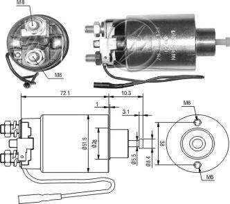Wilmink Group WG2018201 - Solenoid, electromotor aaoparts.ro