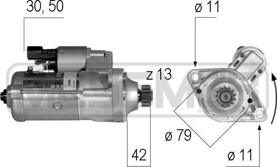 Wilmink Group WG2013154 - Starter aaoparts.ro