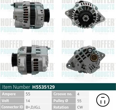 Wilmink Group WG2196972 - Generator / Alternator aaoparts.ro