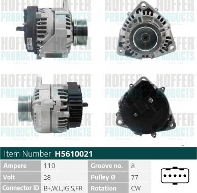 Wilmink Group WG2197058 - Generator / Alternator aaoparts.ro