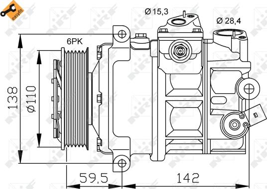 Wilmink Group WG2159167 - Compresor, climatizare aaoparts.ro
