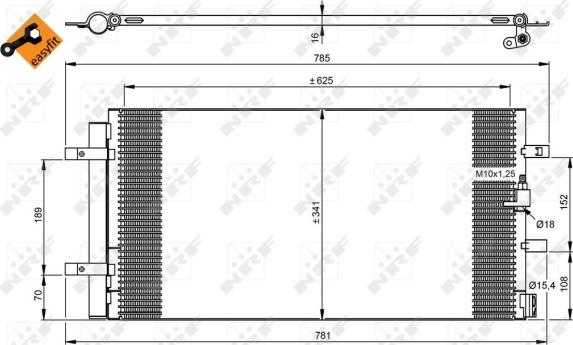 Wilmink Group WG2160502 - Condensator, climatizare aaoparts.ro