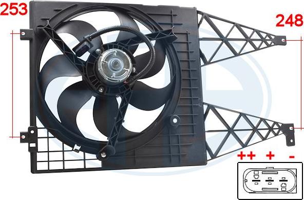 Wilmink Group WG2101722 - Ventilator, radiator aaoparts.ro