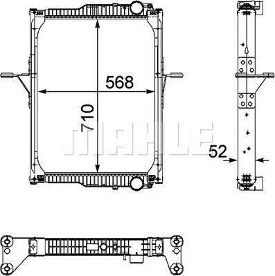 Wilmink Group WG2184033 - Radiator, racire motor aaoparts.ro