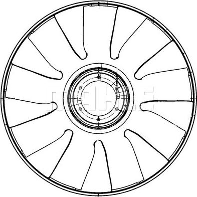 Wilmink Group WG2180970 - Paleta ventilator, racire motor aaoparts.ro